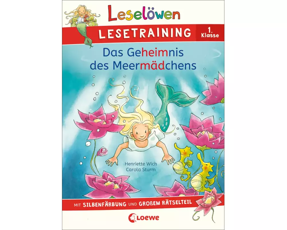 Leselöwen Lesetraining 1. Klasse - Das Geheimnis des Meermädchens