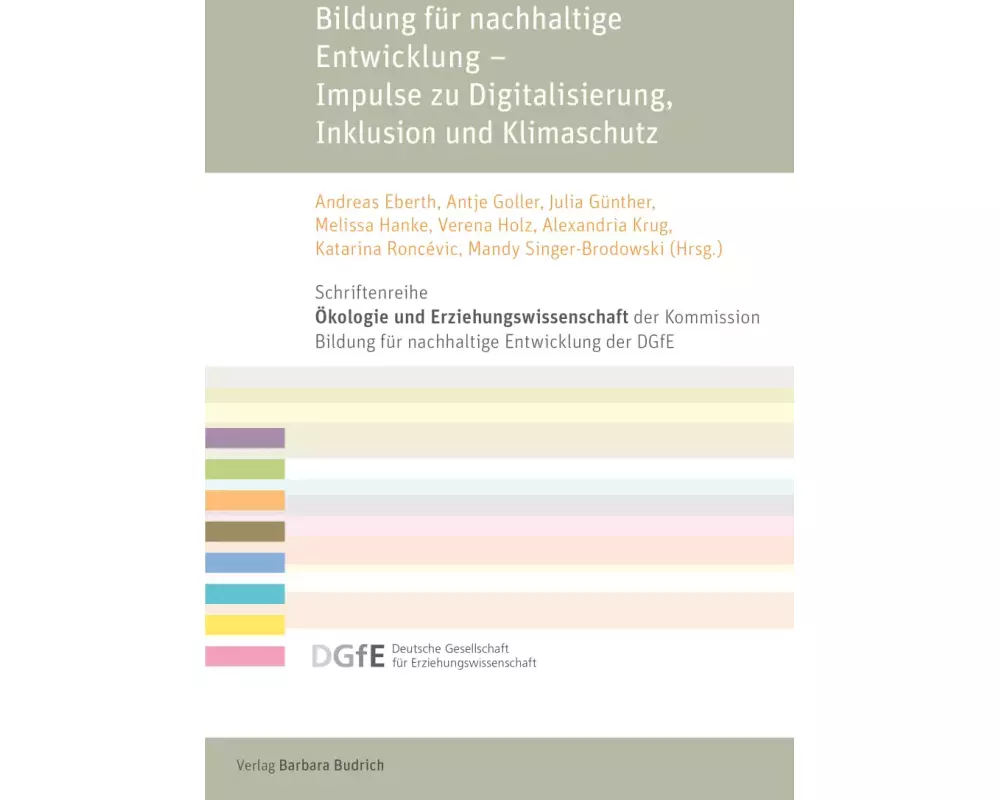 Bildung für nachhaltige Entwicklung - Impulse zu Digitalisierung, Inklusion und Klimaschutz