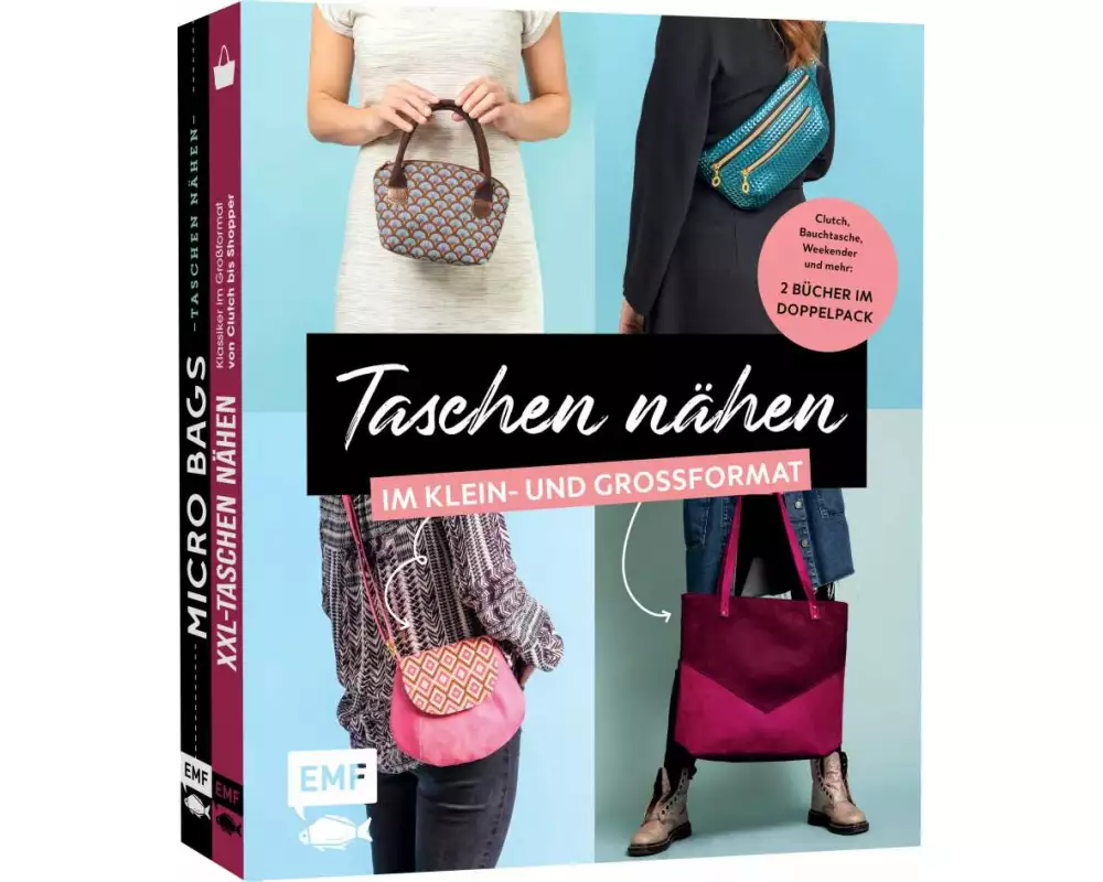 Taschen nähen im Klein- und Großformat
