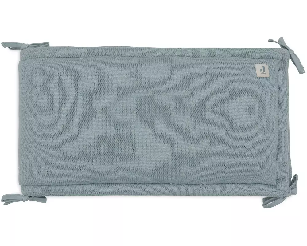 Jollein Bettnestchen cosy knit Sea Green 180 x 30 cm