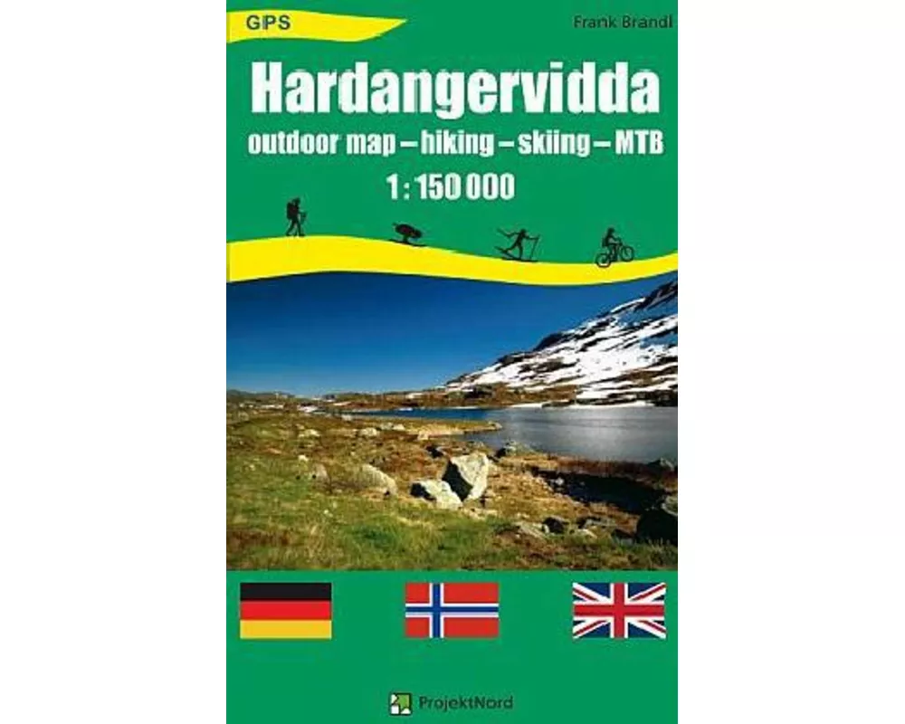 Hardangervidda 1 : 150 000