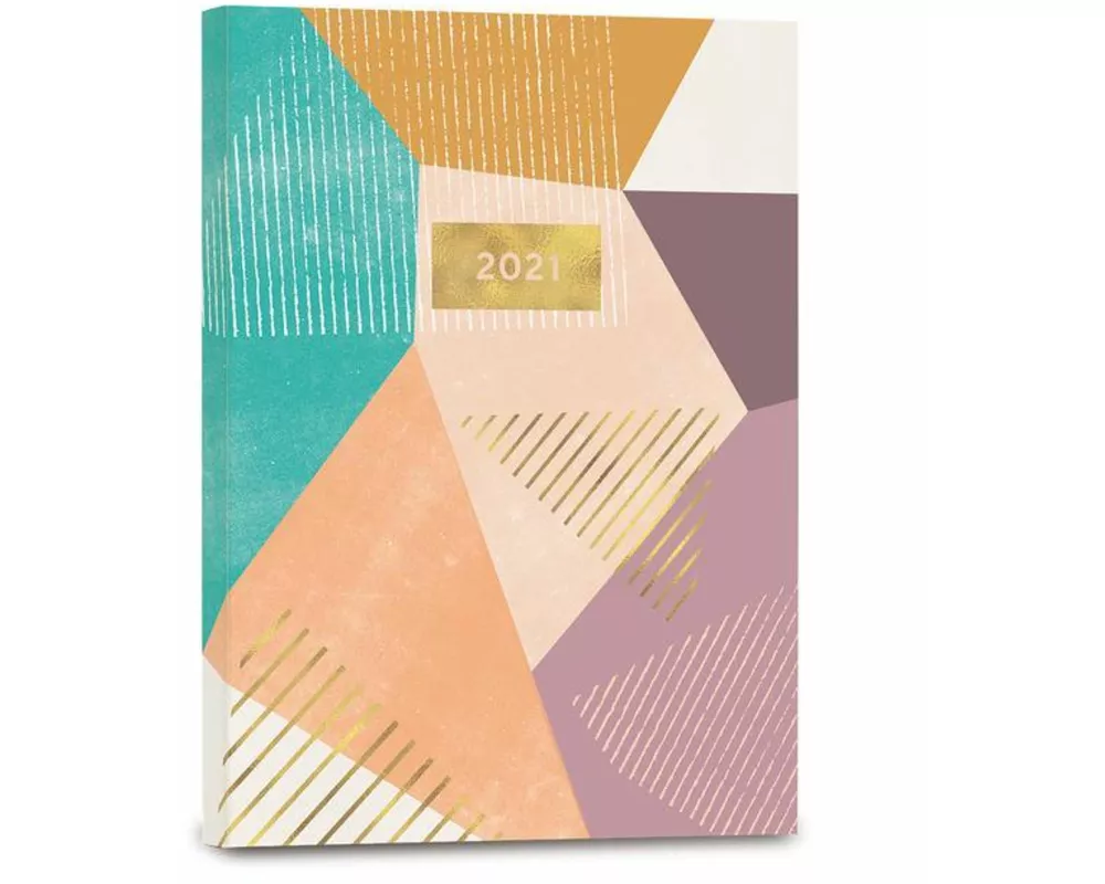 Peach Geometric 2021 Weekly Planner
