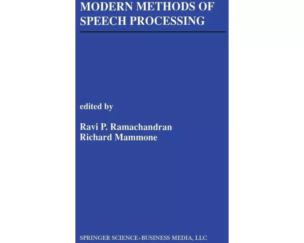 Modern Methods of Speech Processing