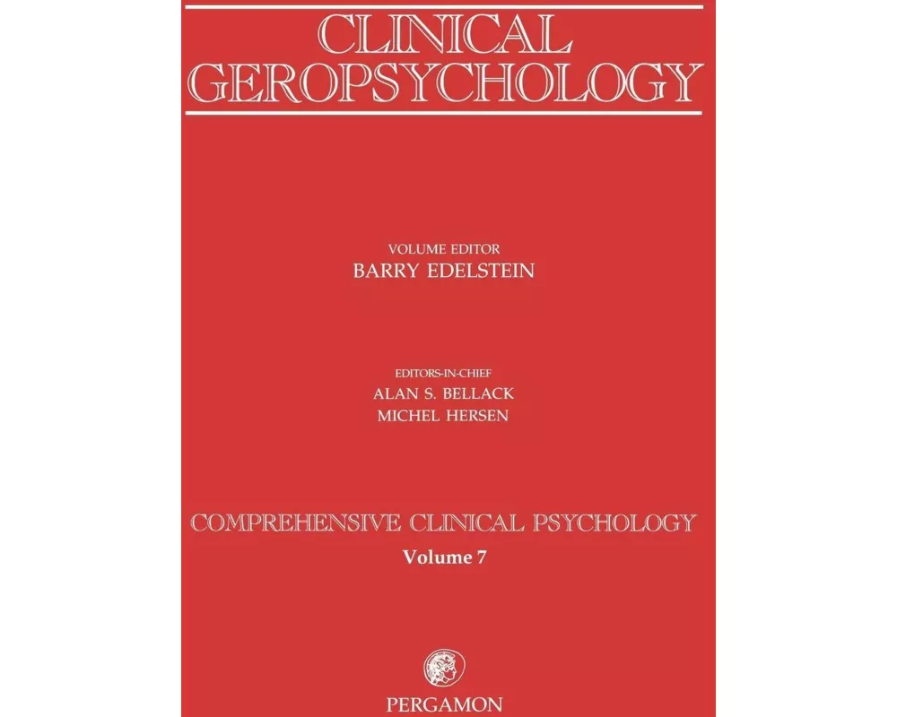 Clinical Geropsychology