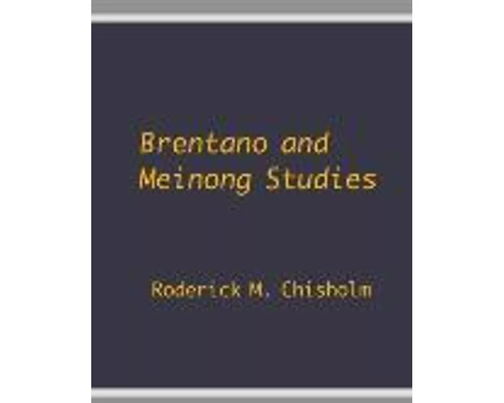 Brentano and Meinong Studies