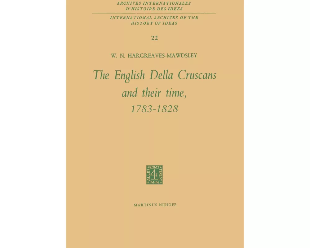 The English Della Cruscans and Their Time, 1783-1828