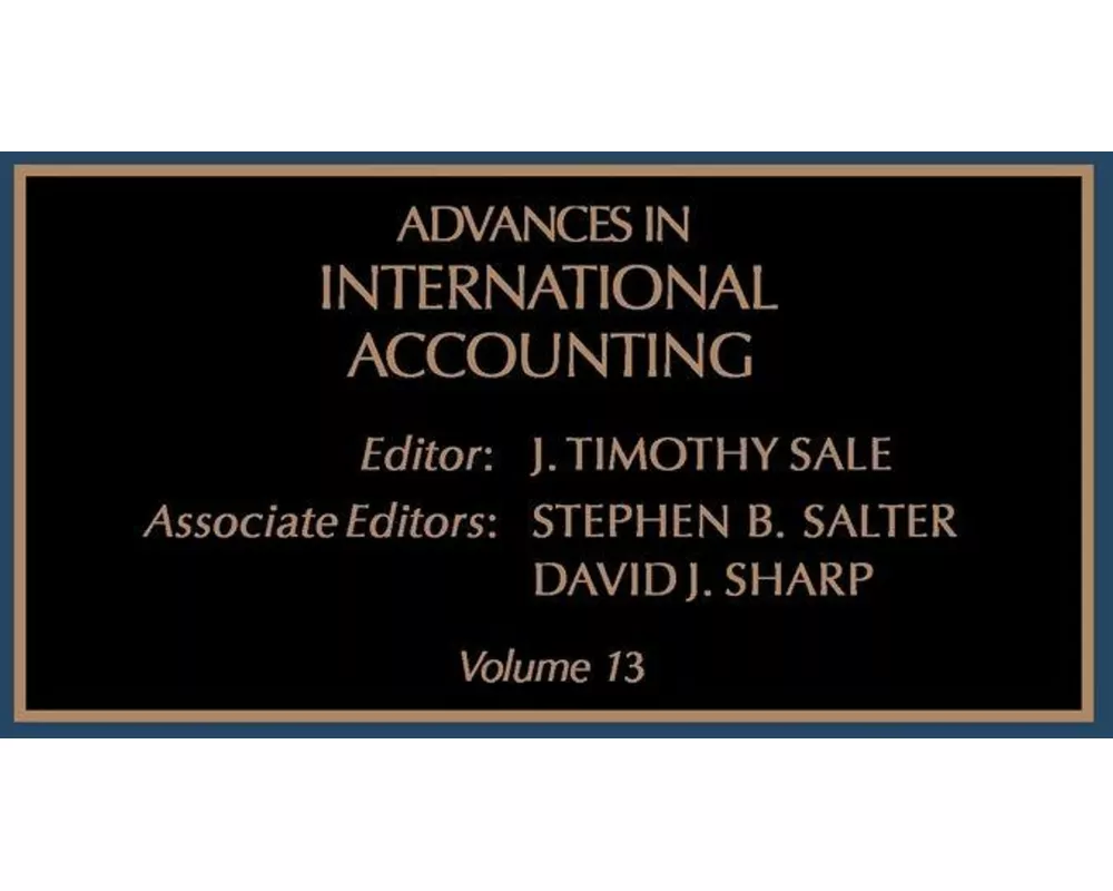Advances in International Accounting