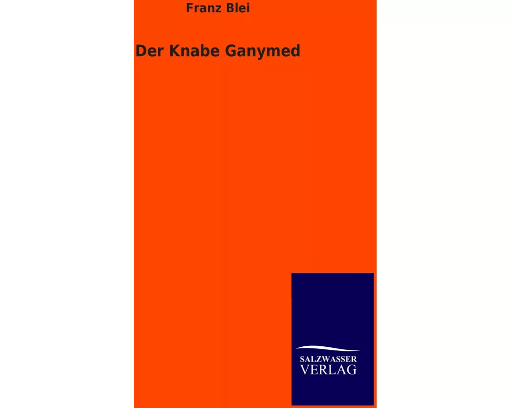 Der Knabe Ganymed