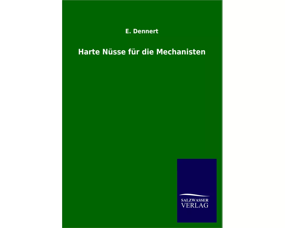 Harte Nüsse für die Mechanisten