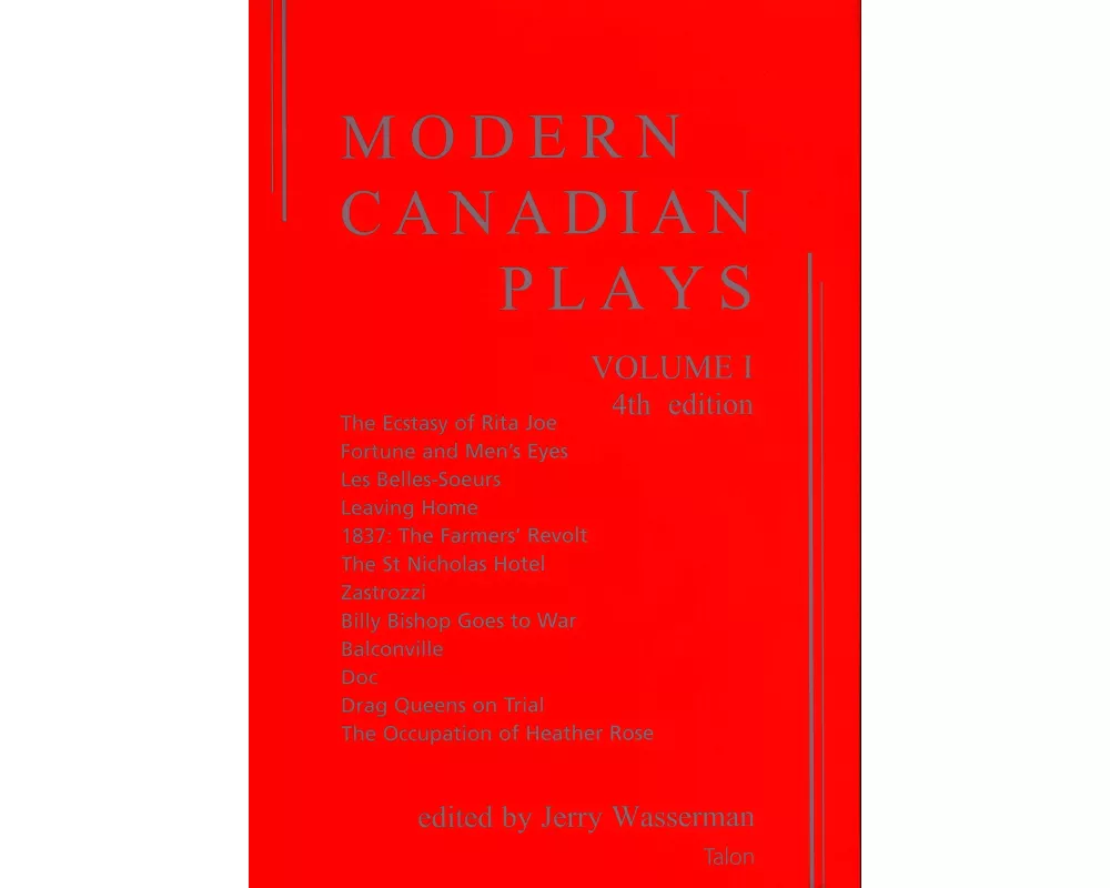 Modern Canadian Plays