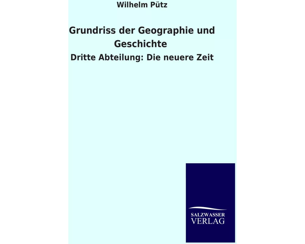 Grundriss der Geographie und Geschichte
