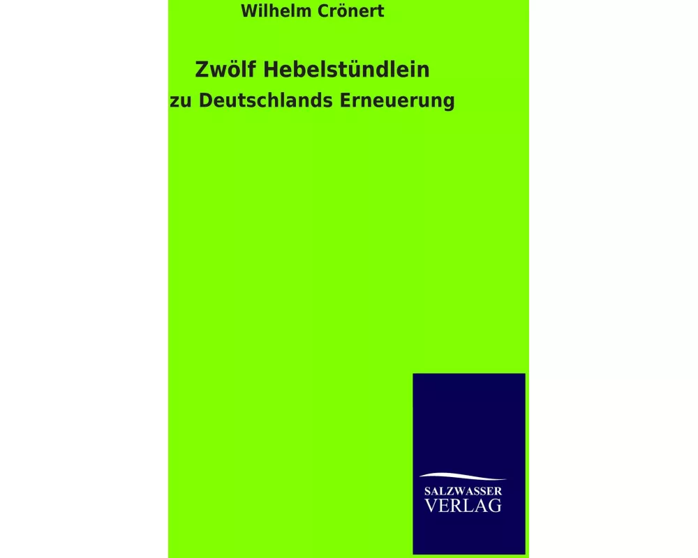 Zwölf Hebelstündlein