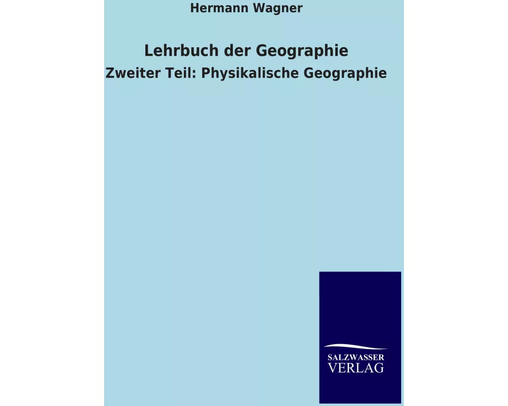 Lehrbuch der Geographie