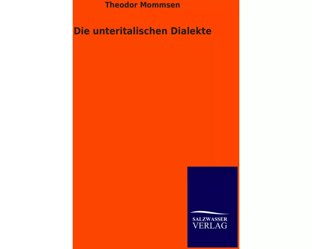 Die unteritalischen Dialekte