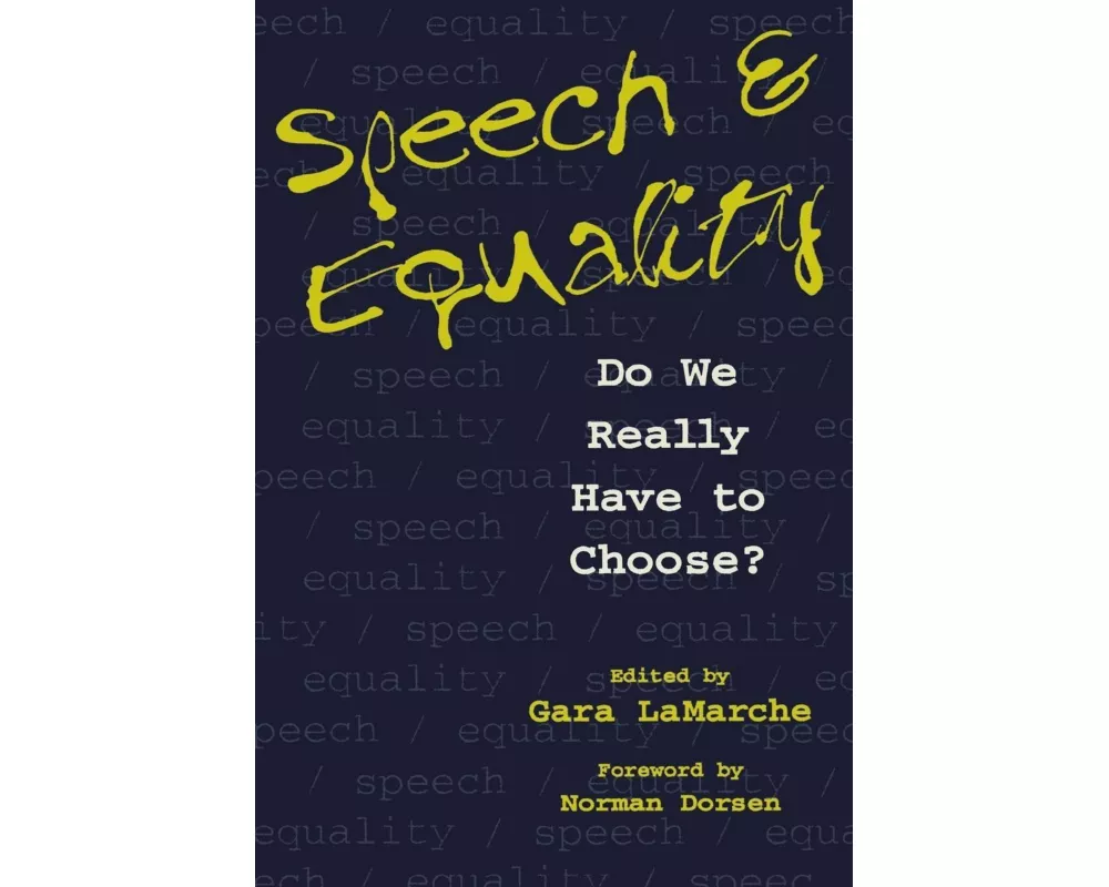 Speech and Equality