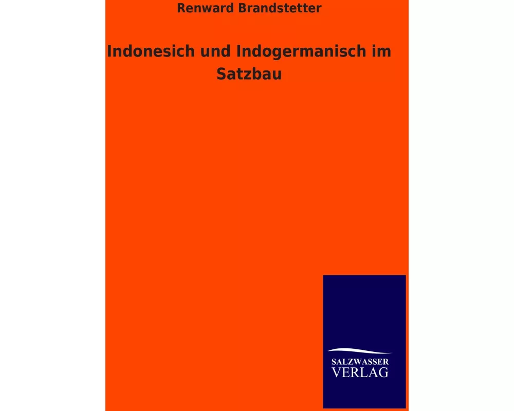 Indonesich und Indogermanisch im Satzbau