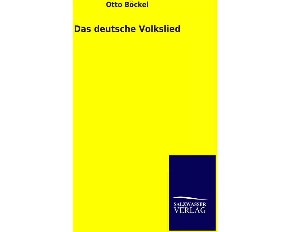 Das deutsche Volkslied