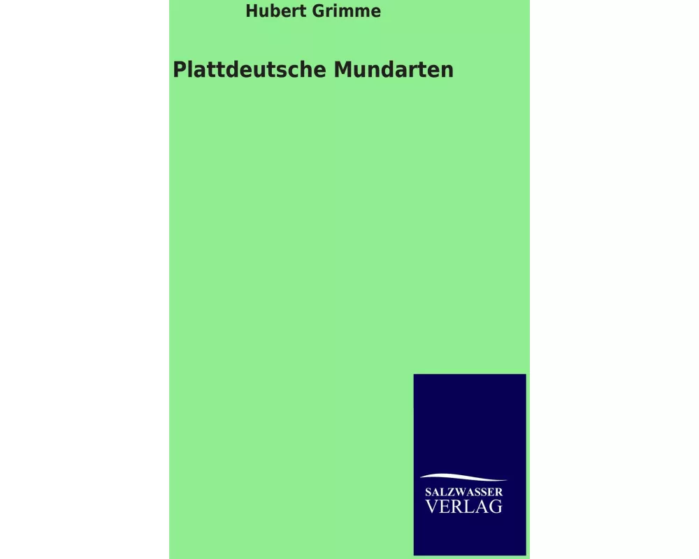 Plattdeutsche Mundarten