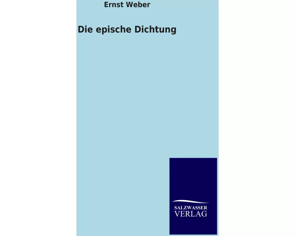 Die epische Dichtung