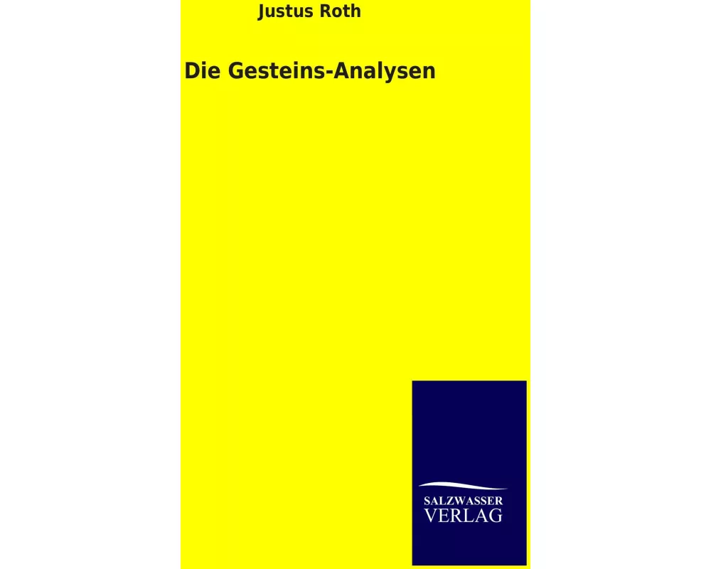 Die Gesteins-Analysen