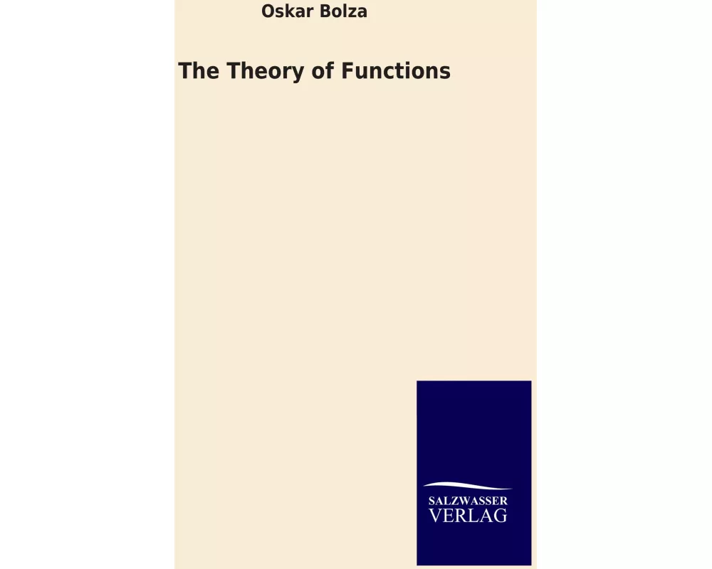 The Theory of Functions