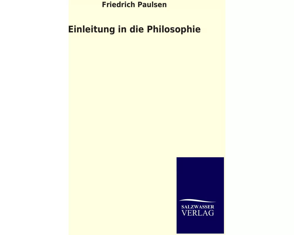 Einleitung in die Philosophie