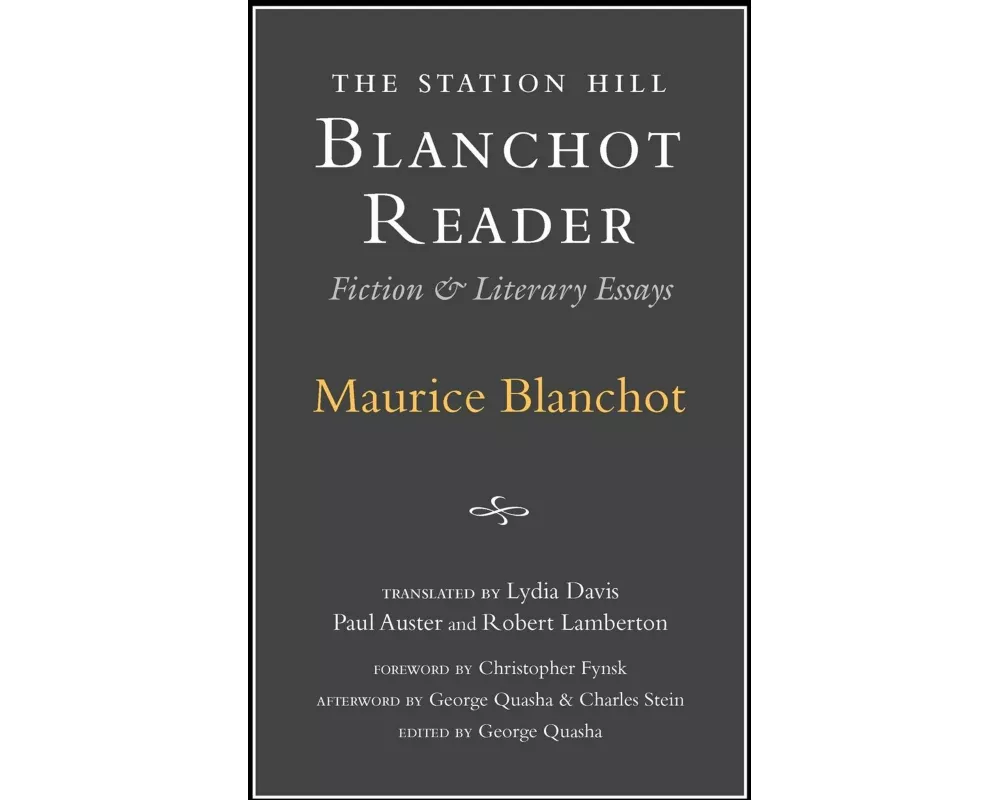 Station Hill Blanchot Reader