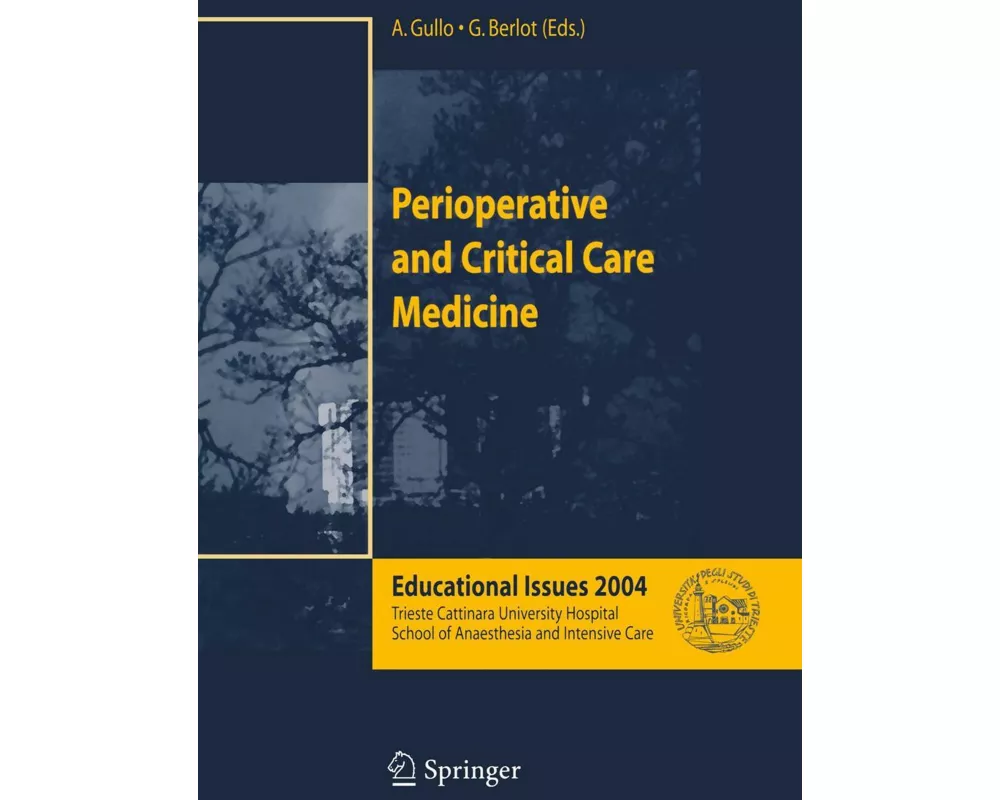 Perioperative and Critical Care Medicine