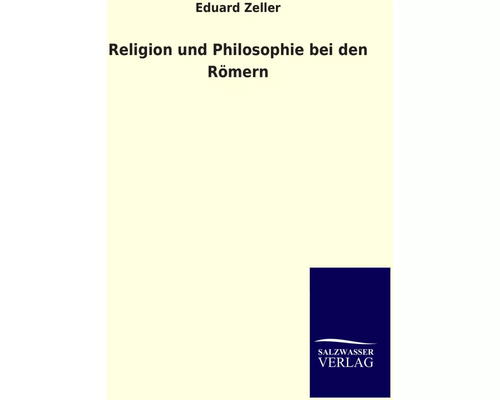 Religion und Philosophie bei den Römern