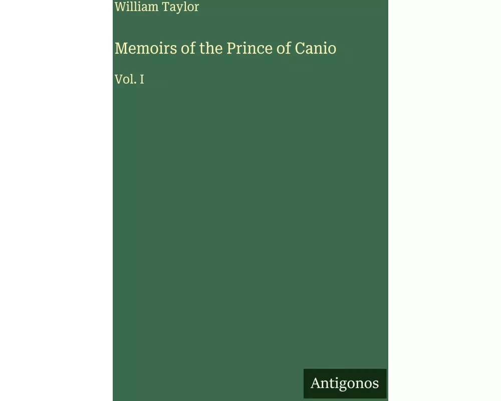 Memoirs of the Prince of Canio