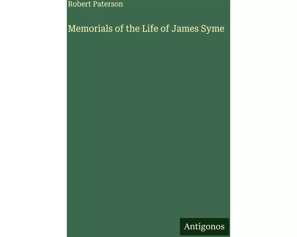 Memorials of the Life of James Syme