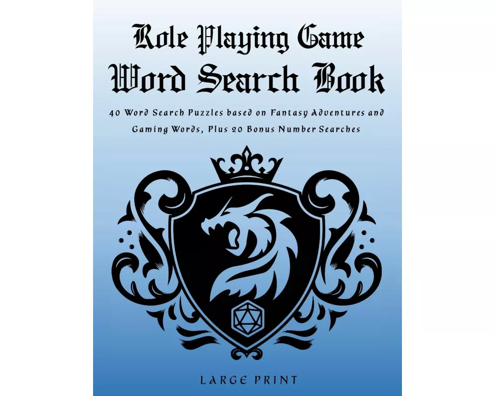 Role Playing Game Word Search Book