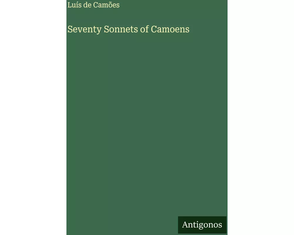 Seventy Sonnets of Camoens
