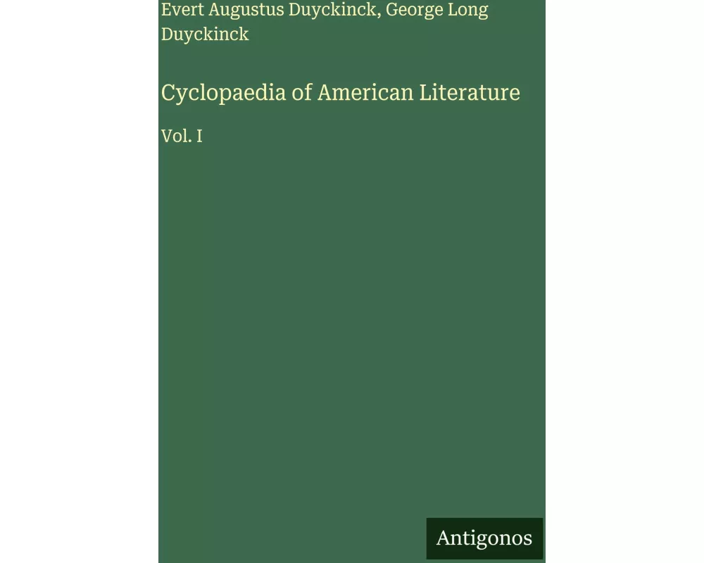 Cyclopaedia of American Literature
