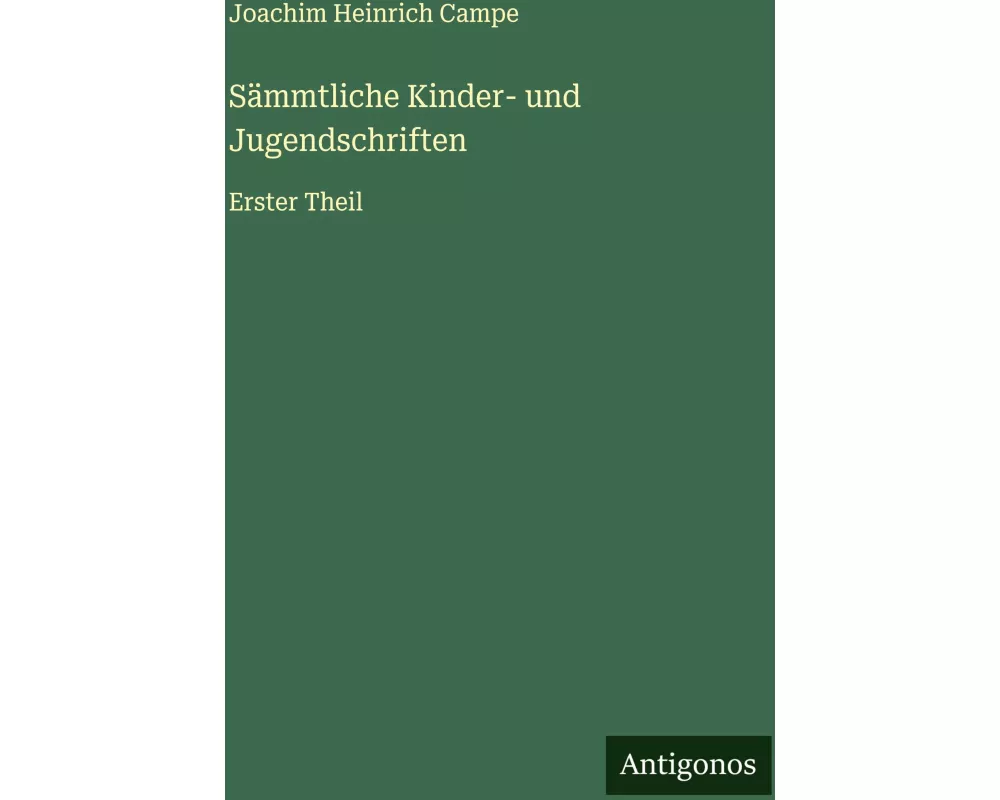 Sämmtliche Kinder- und Jugendschriften