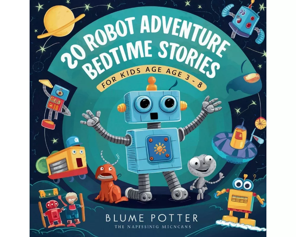 20 Robot Adventure Bedtime Stories For Kids Age 3 - 8