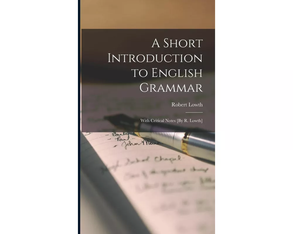 A Short Introduction to English Grammar