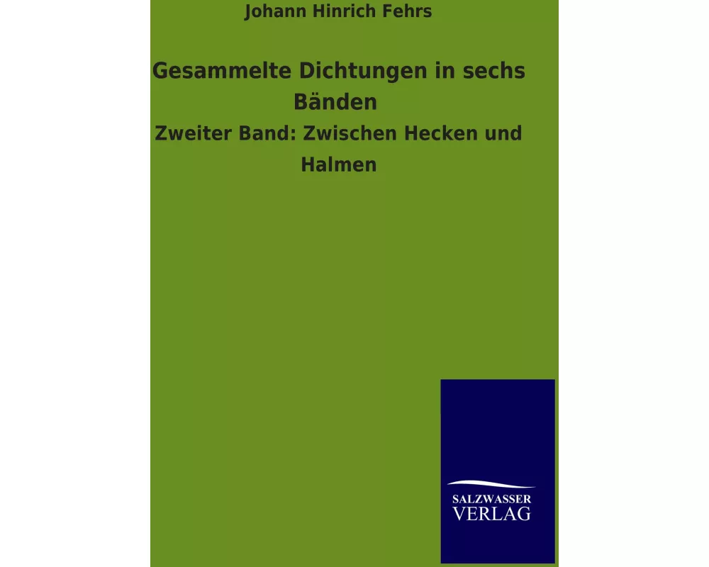 Gesammelte Dichtungen in sechs Bänden