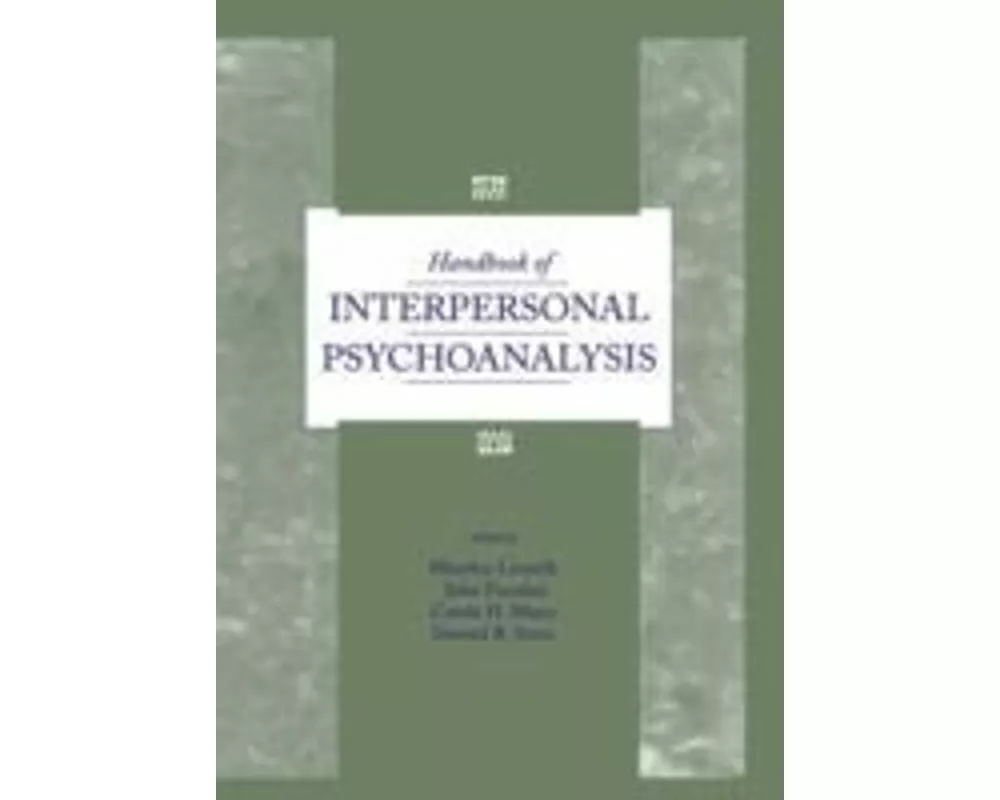 Handbook of Interpersonal Psychoanalysis