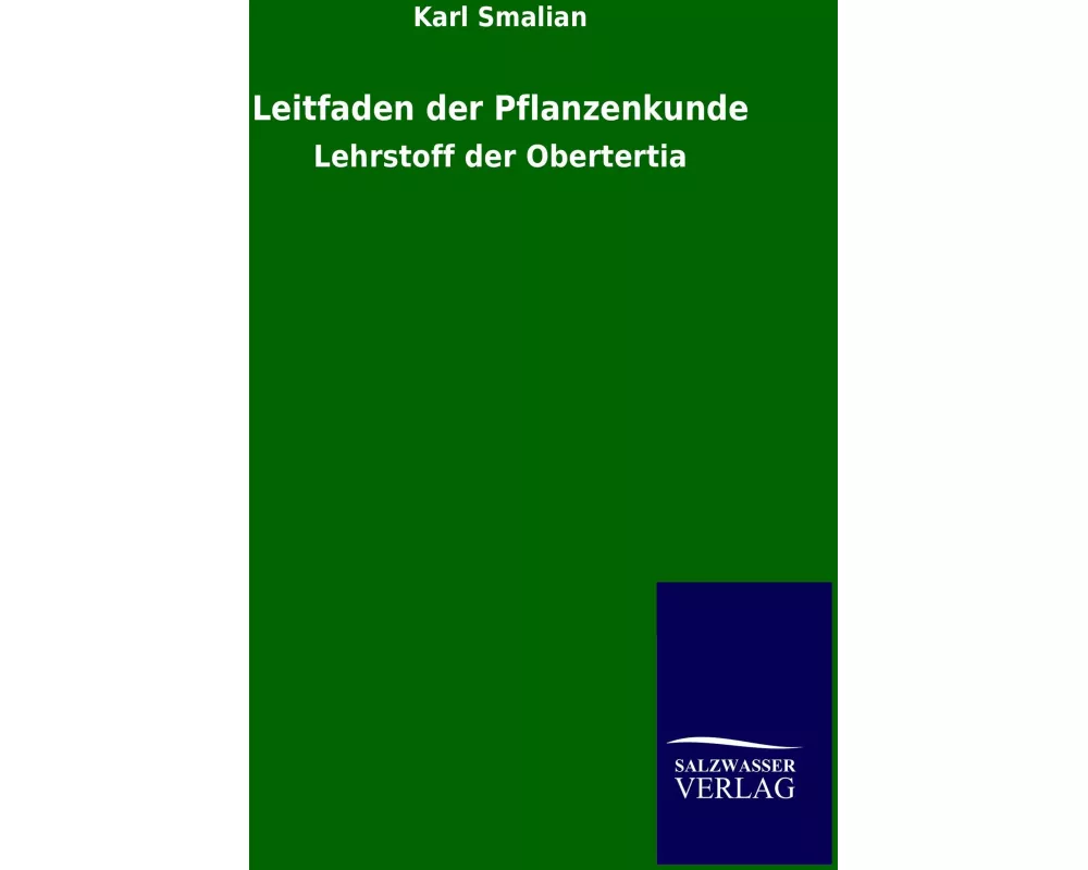 Leitfaden der Pflanzenkunde