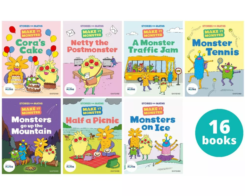 Stories for Maths: KS1: Make it Monsters (16 book pack)