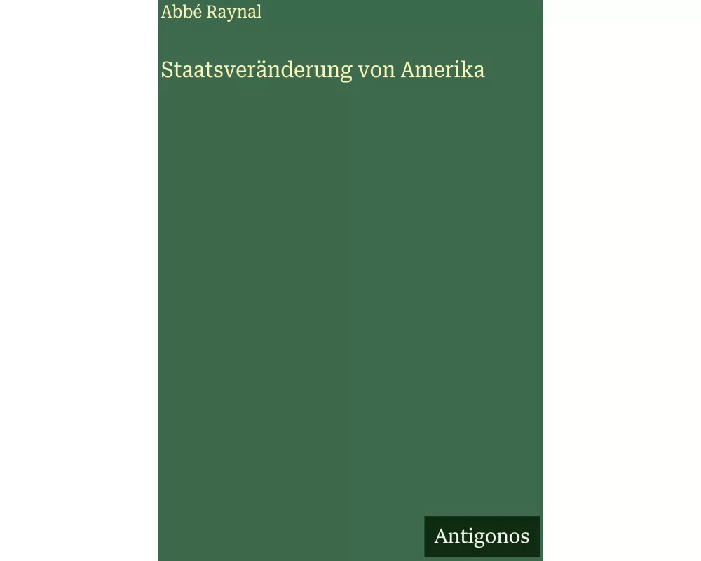 Staatsveränderung von Amerika