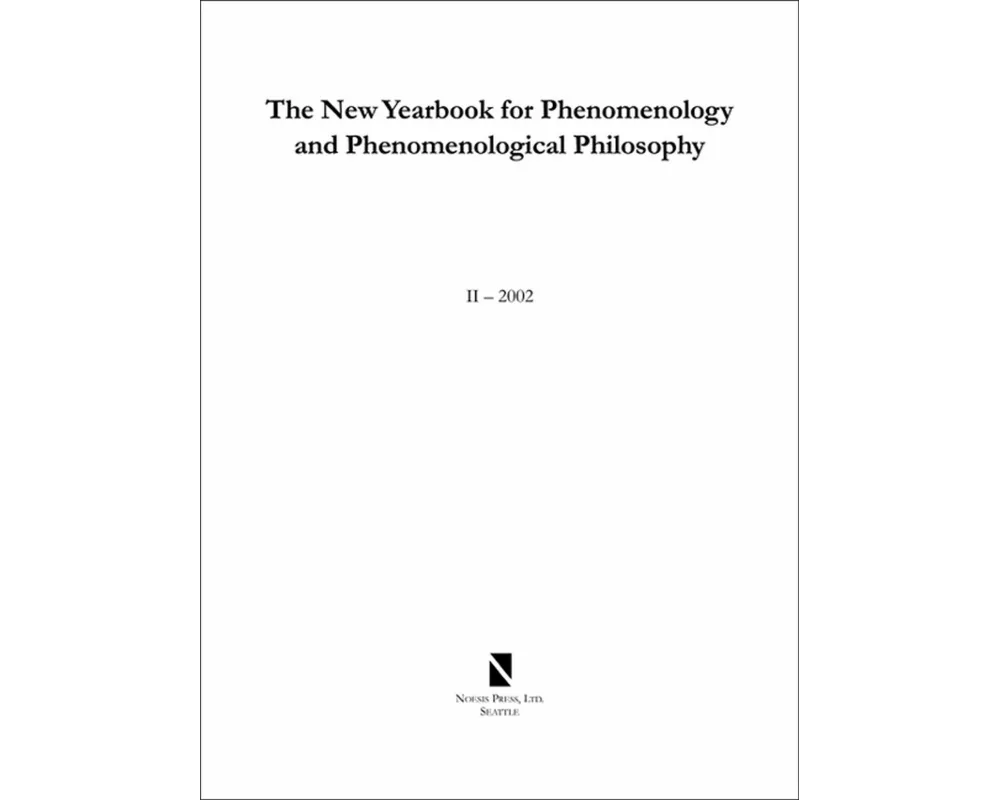 The New Yearbook for Phenomenology and Phenomenological Philosophy V. 3