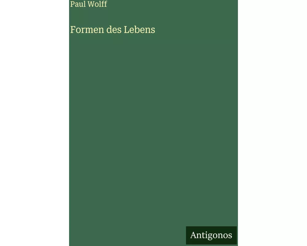 Formen des Lebens