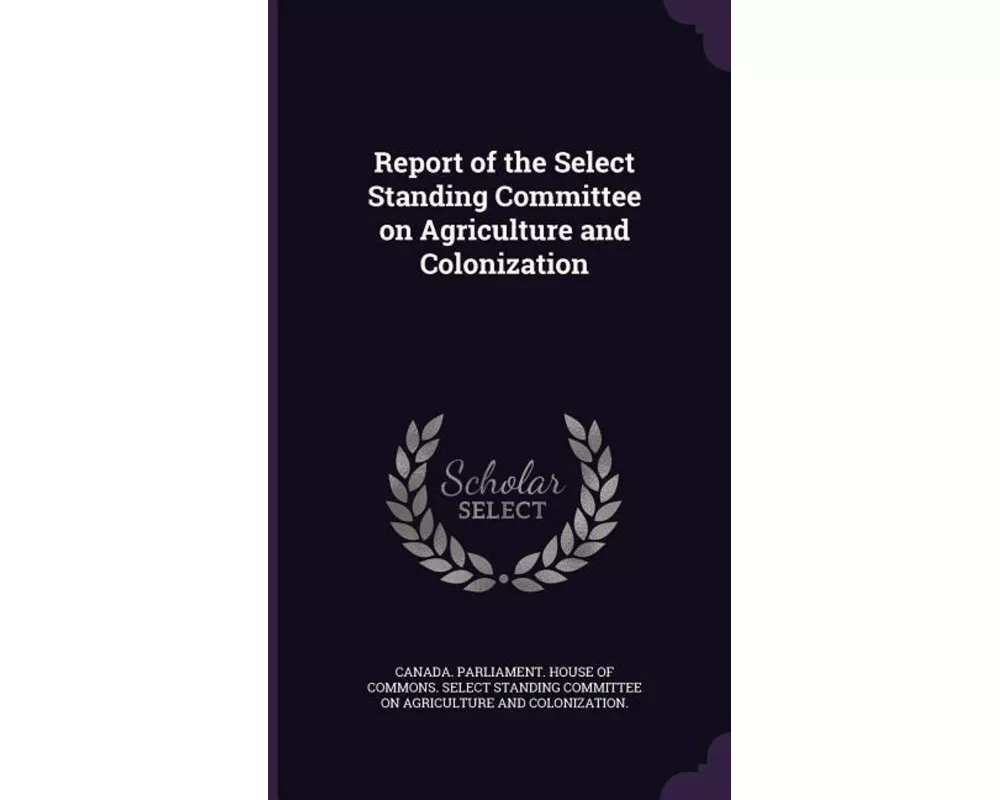 Report Of The Select Standing