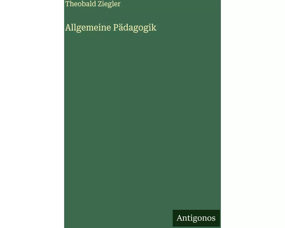 Allgemeine Pädagogik
