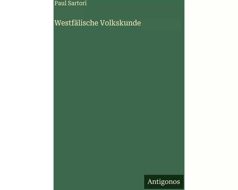 Westfälische Volkskunde