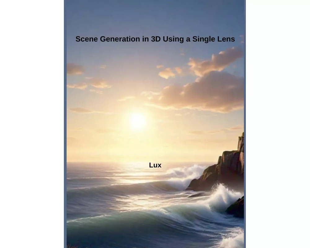 Scene Generation in 3D Using a Single Lens