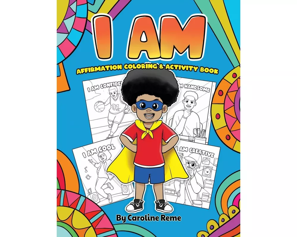 I AM affirmation coloring and activity book
