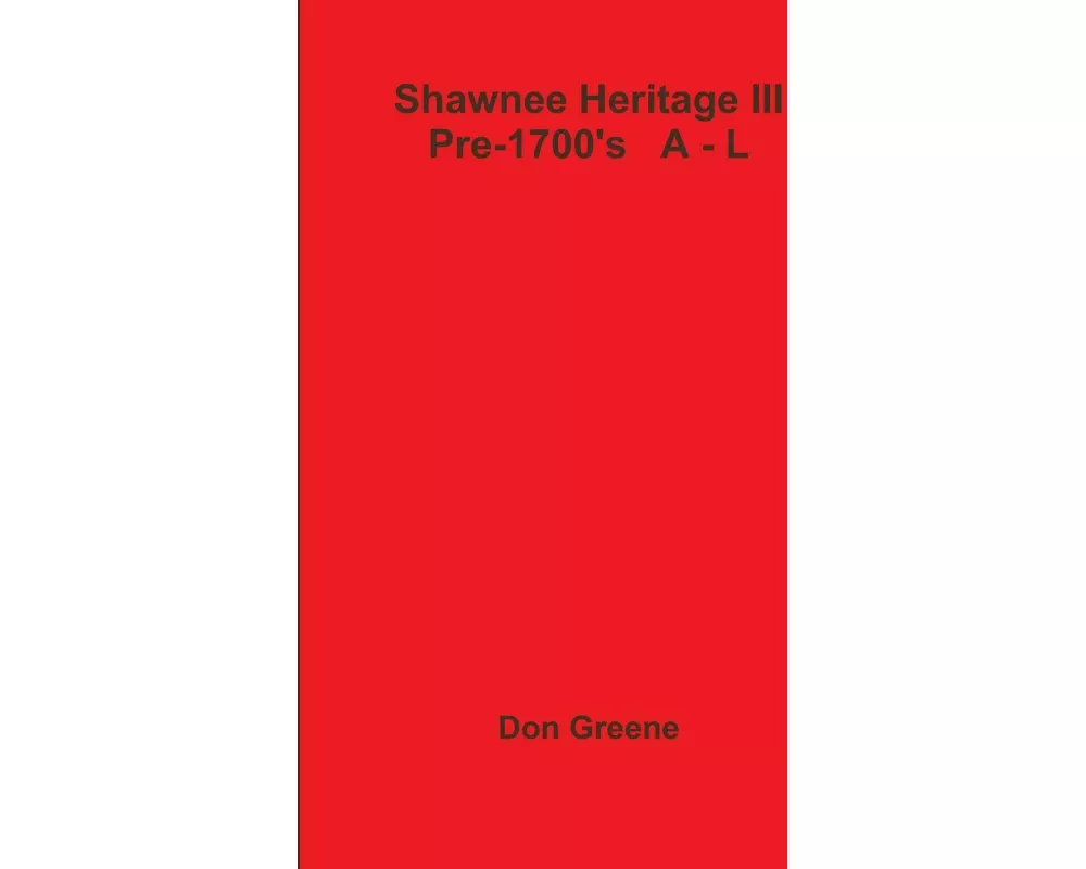 Shawnee Heritage III